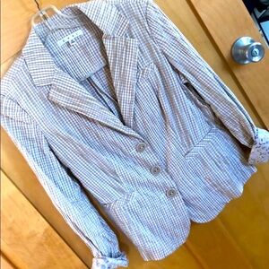 CABI vintage seersucker jacket